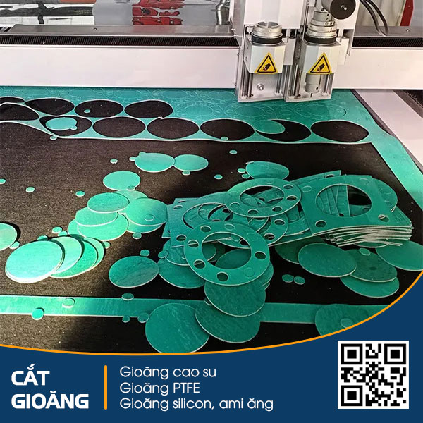 Cắt gioăng cao su theo yêu cầu