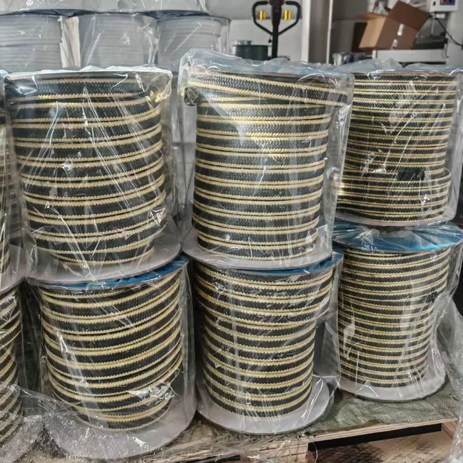 kho hàng dây tết chèn ptfe gia cường góc aramid